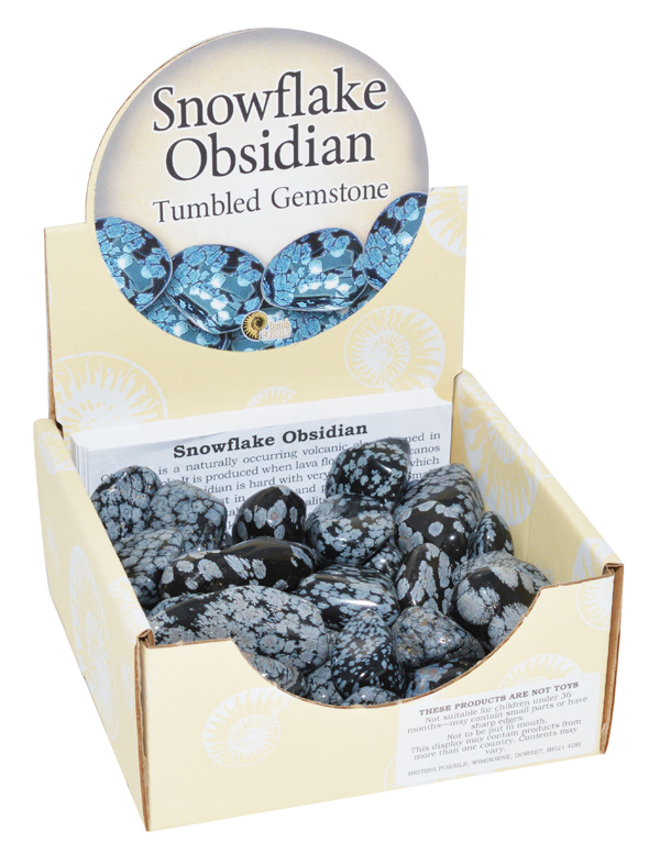 Snowflake Obsidian Tumble Stones